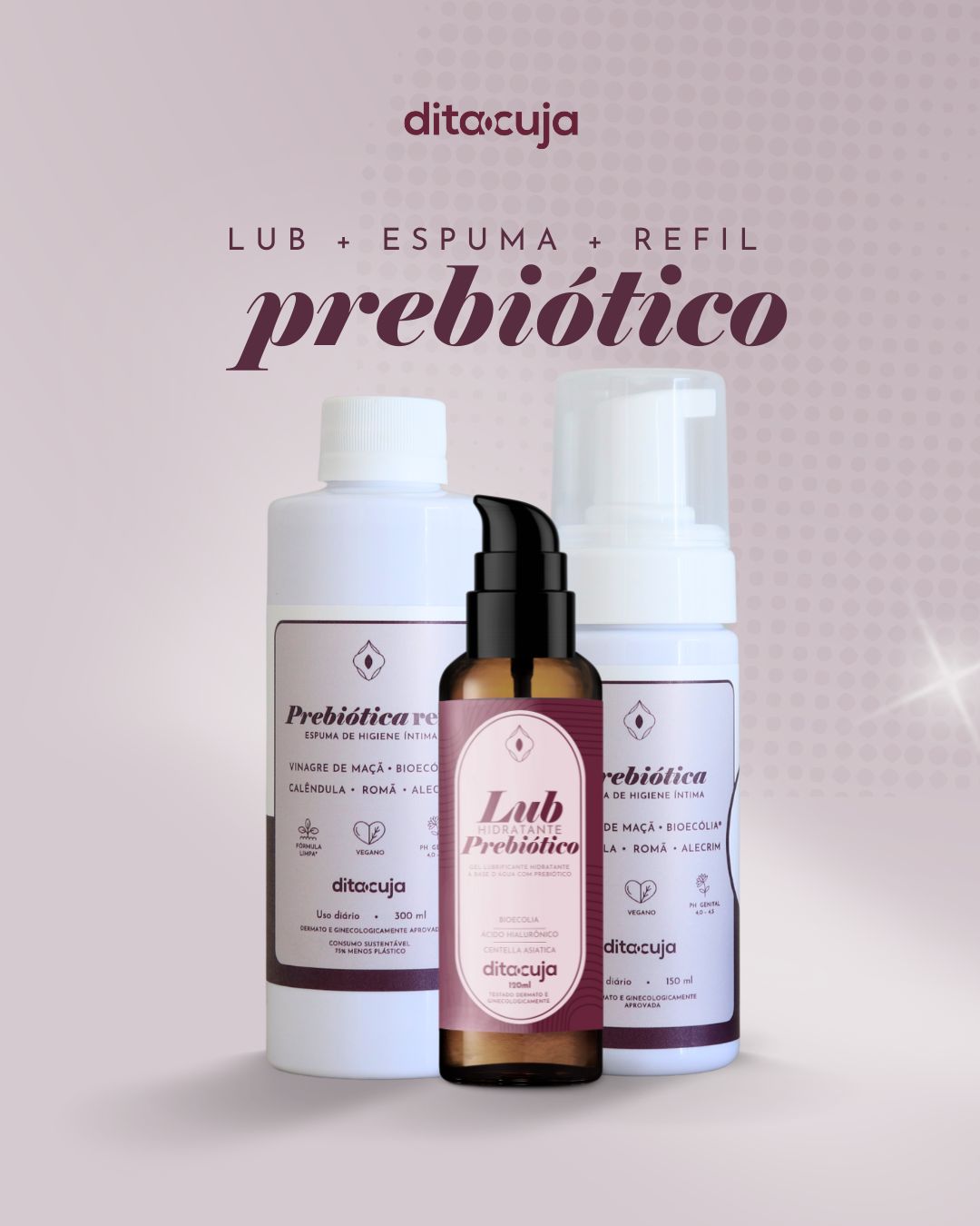 Rotina Prebiótica (Lub + Espuma + Refil)