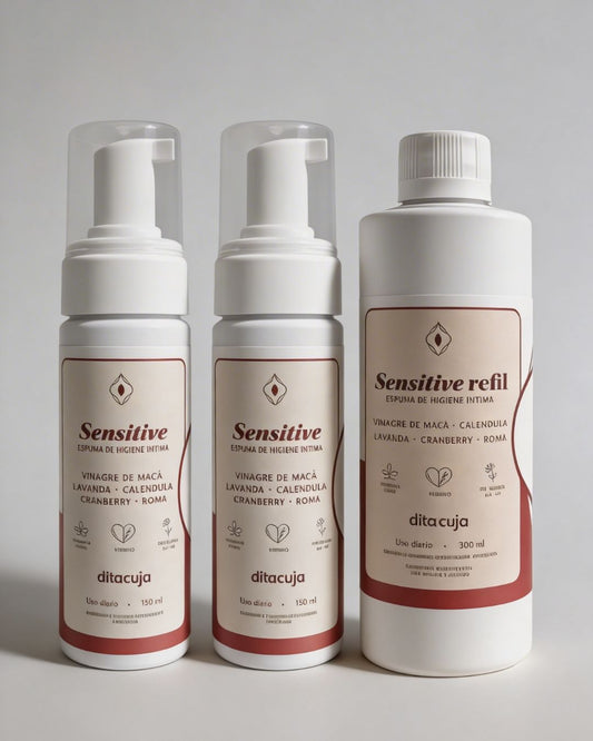Kit 2 Espumas Sensitive + Refil