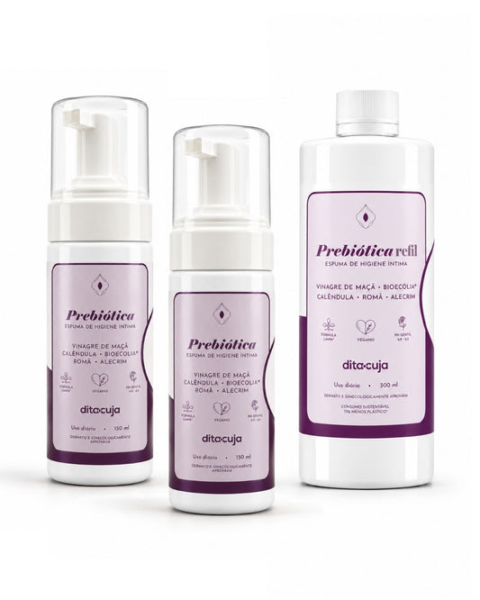 Kit 2 Espumas Prebióticas + Refil