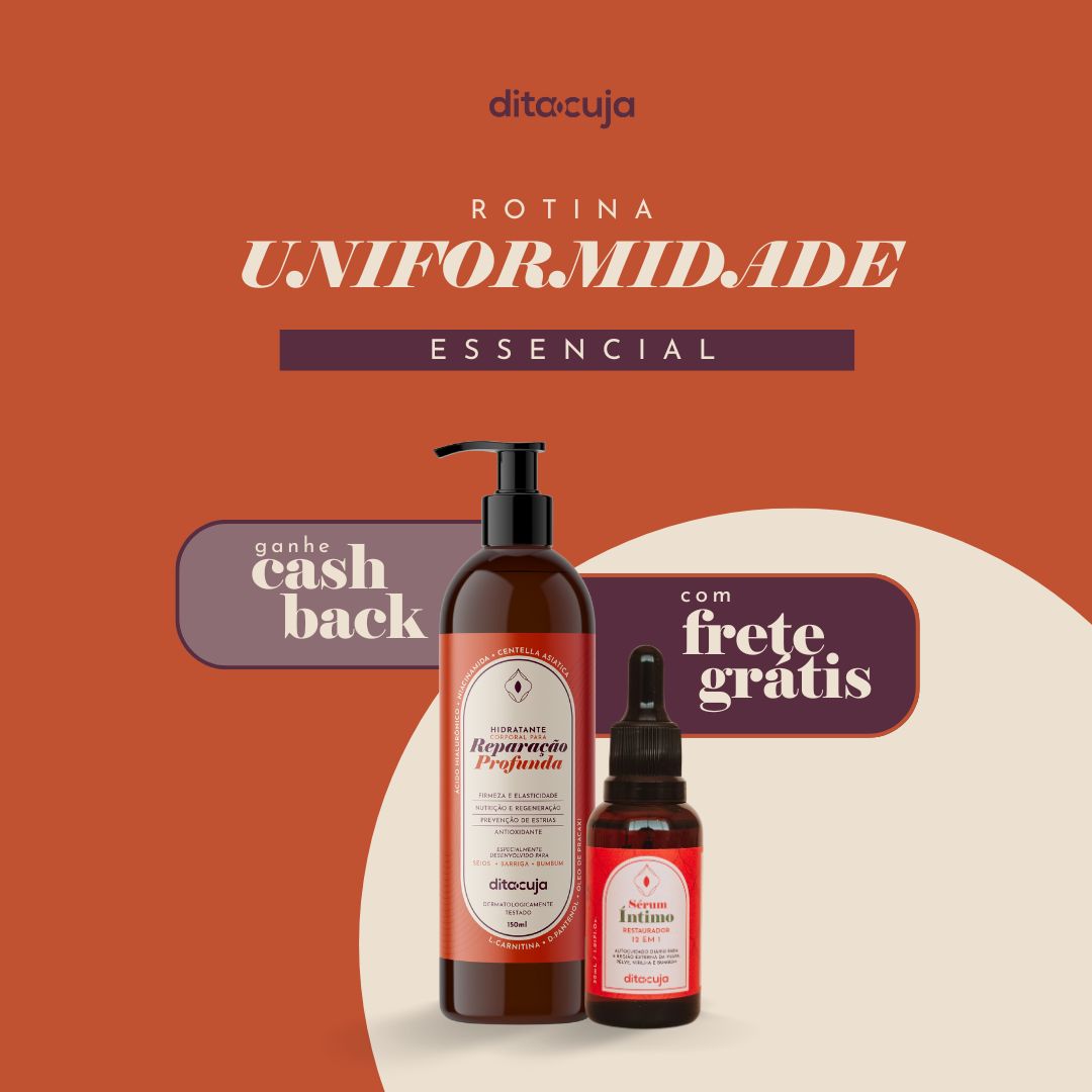 Rotina Uniformidade Essencial (Hidratante + Sérum)