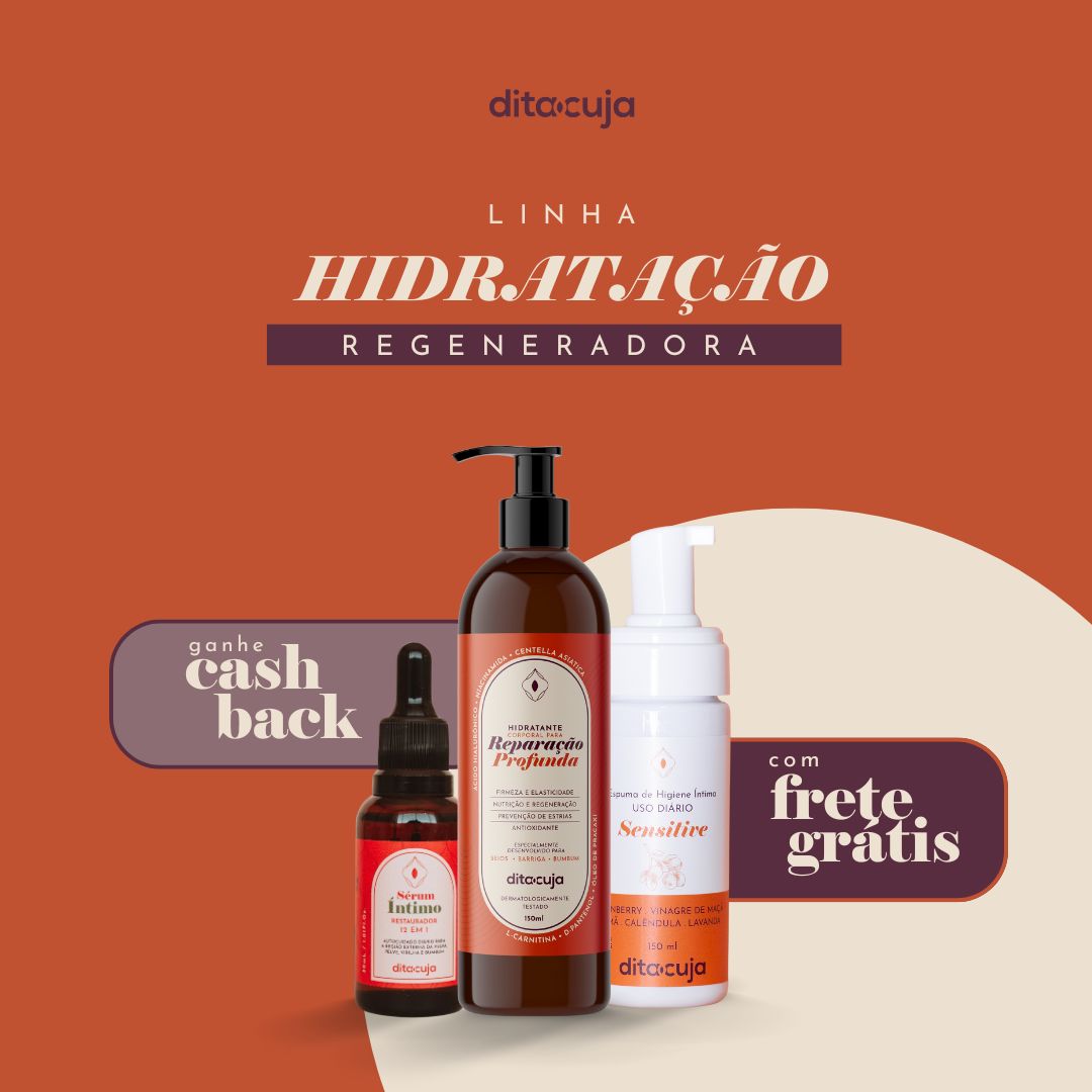Linha Hidratação Regeneradora (Hidratante + Sérum + Sensitive)