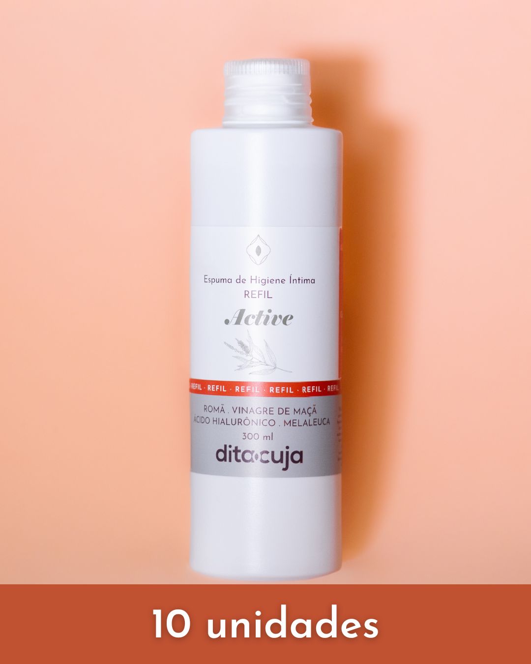 10 x Refil para Espuma de Higiene Íntima - ACTIVE | Revenda Dita Cuja - Dita cuja