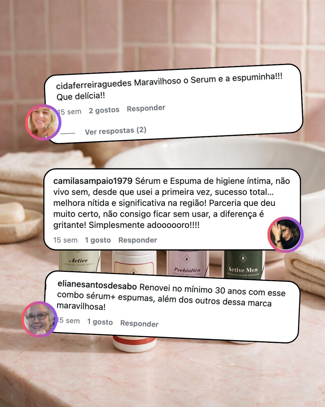 Linha de Espumas Completa