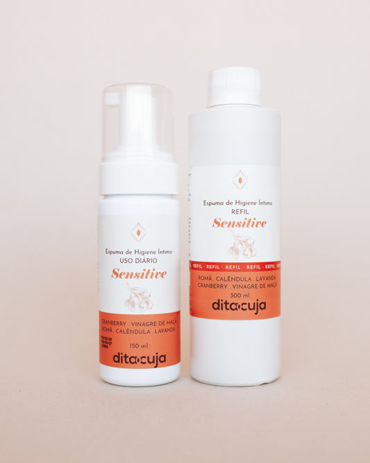 Espuma SENSITIVE de Higiene Íntima + REFIL 300ml