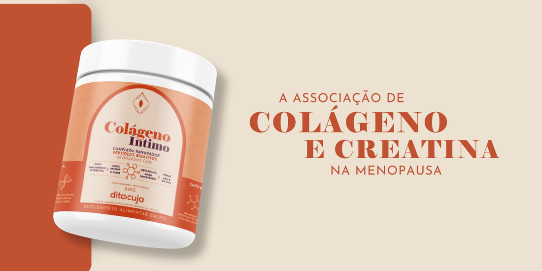 A associação de colágeno e creatina na menopausa