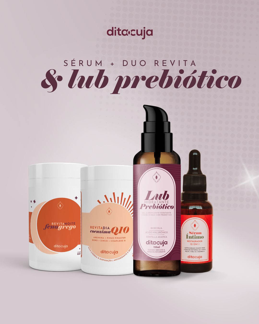 Kit Prazer & Desejo (Lub + Revita + Sérum)