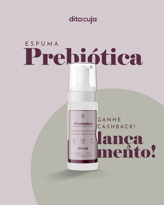 Espuma Natural de Higiene Íntima - Prebiótica