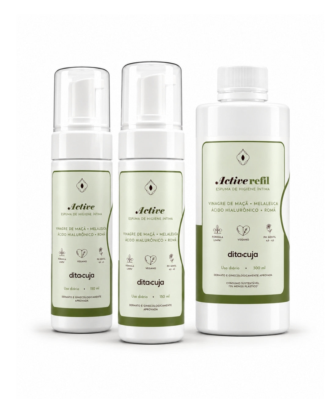 Kit 2 Espumas Active + Refil