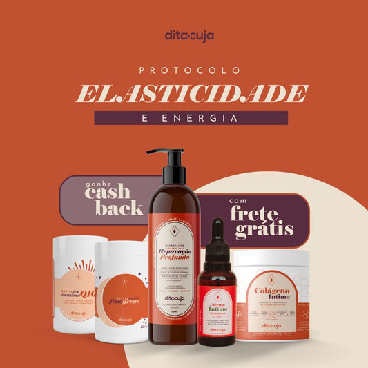 Protocolo Elasticidade e Energia (Hidratante + sérum + colágeno + Revita)