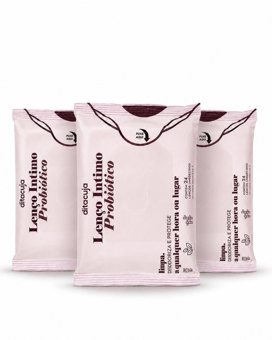 Lenço Íntimo Probiótico (Compre 3 leve 4)