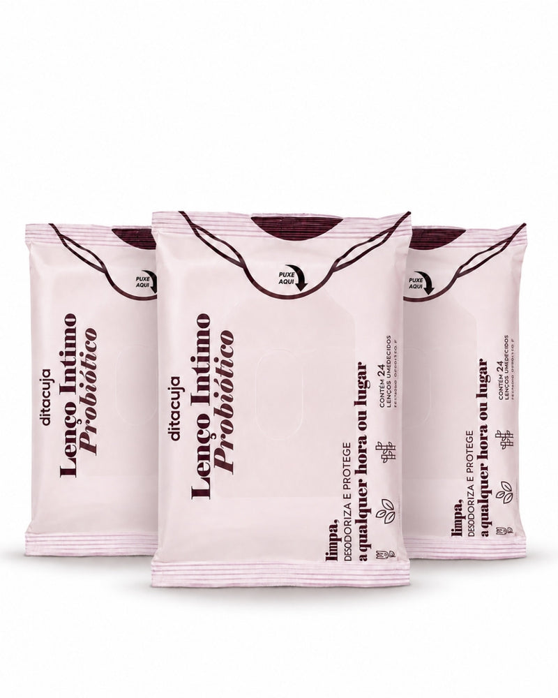 Lenço Íntimo Probiótico (Compre 3 leve 4)