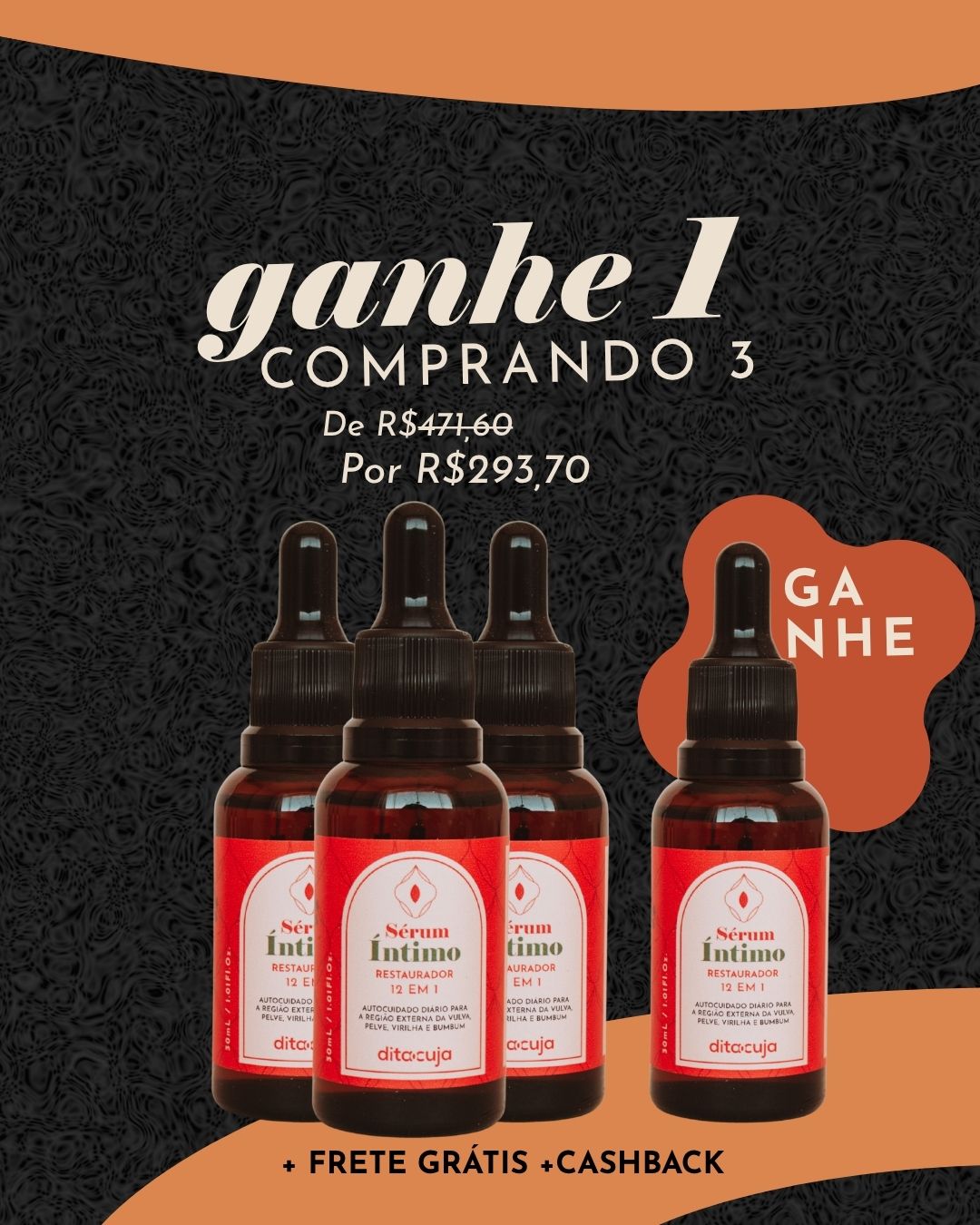 3X Sérum Íntimo Restaurador 12 em 1