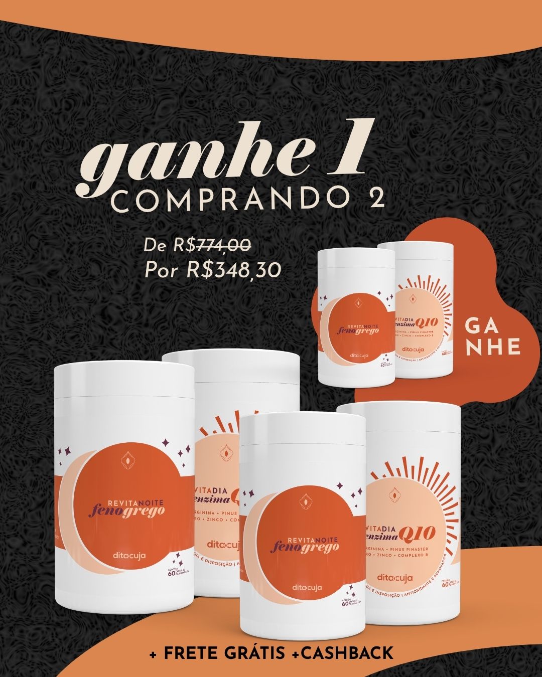 Aumento de Libido 2x Combo Revita - 60 dias