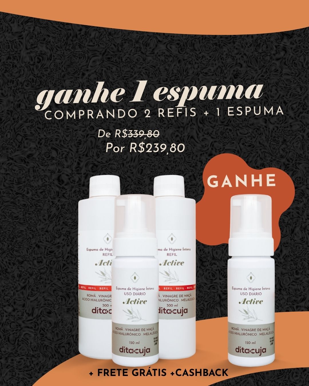 Combo Completo Espuma de Higiene Active
