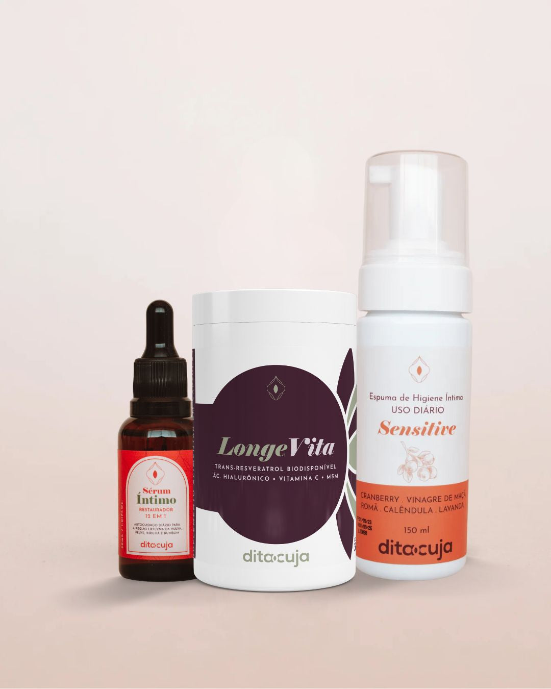 Longevita + Sérum Íntimo + Espuma Sensitive