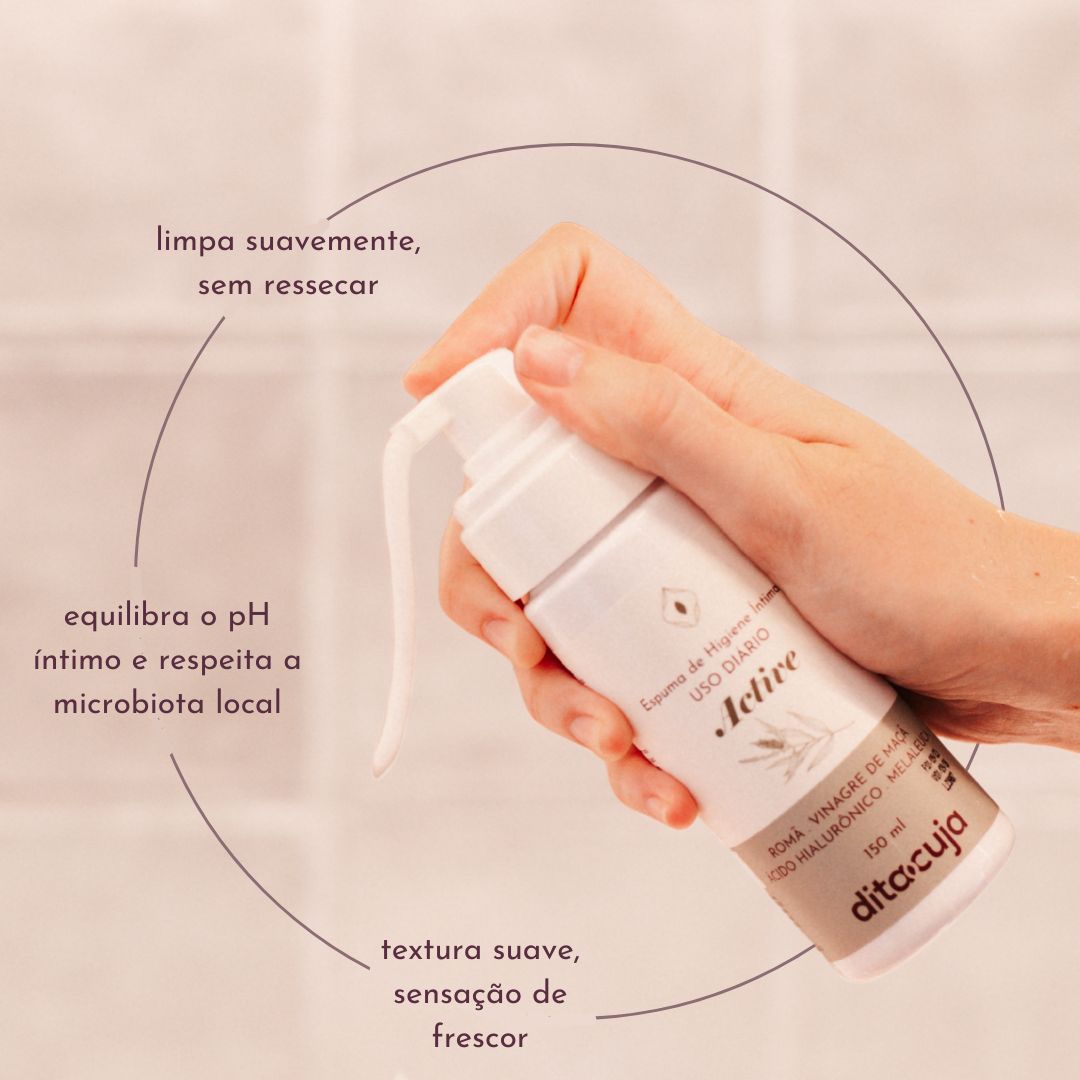 Espuma natural de Higiene Íntima ACTIVE