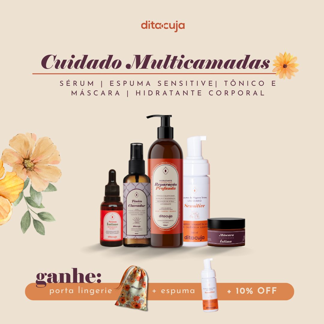 Cuidado Multicamadas (Hidratante + Clareador + Sérum + Sensitive)