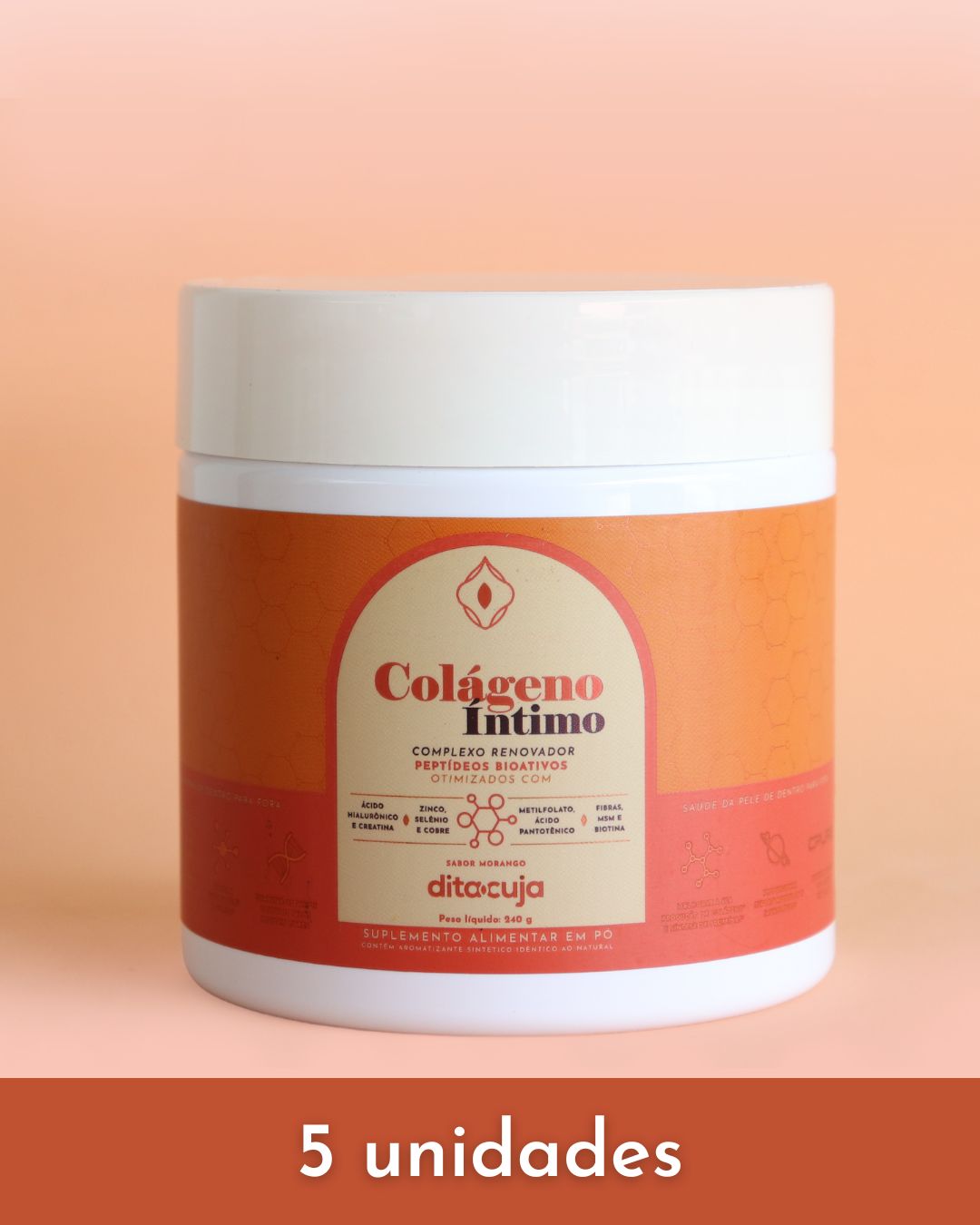 5 x Colágenos Íntimos Dita Cuja | Revenda Dita Cuja