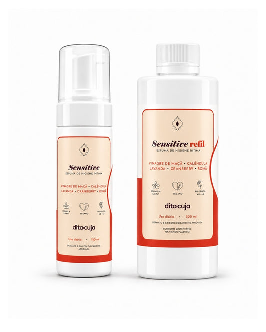 Espuma Sensitive + Refil 300ml