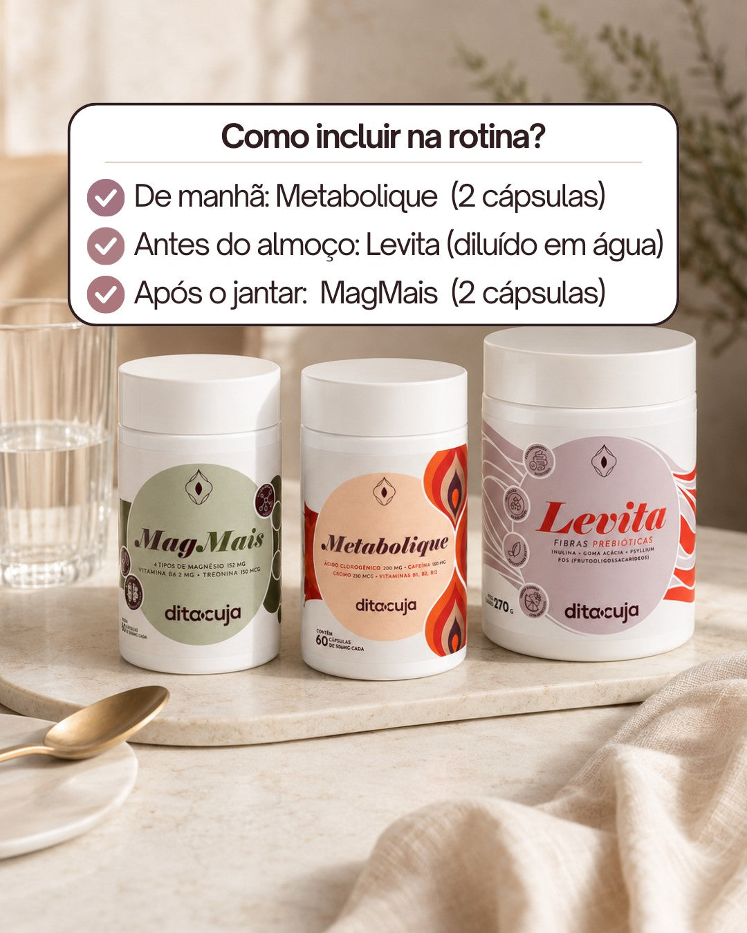 Kit Inchaço Abdominal
