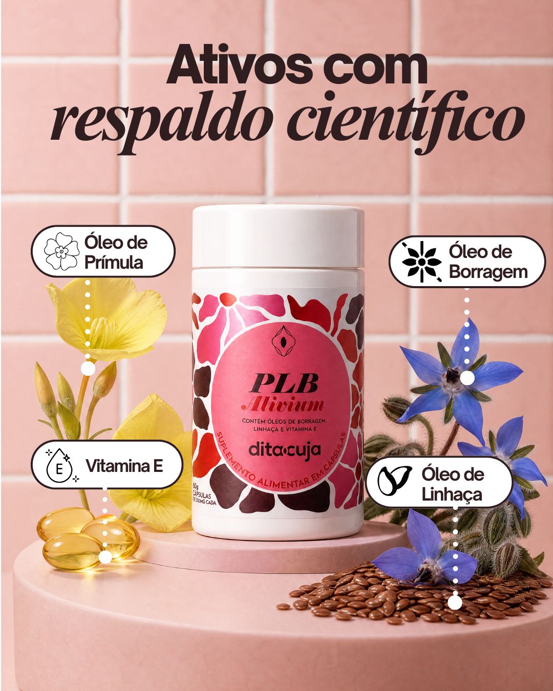 PLB - Prímula Linhaça e Borragem