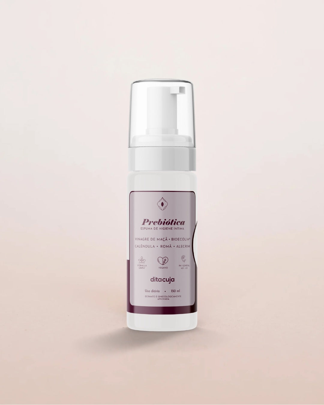 Espuma Natural de Higiene Íntima - Prebiótica
