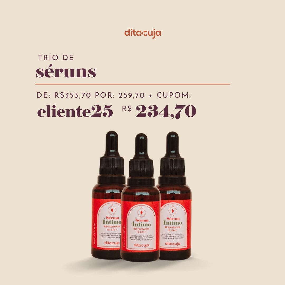 3X Sérum Íntimo Restaurador 12 em 1