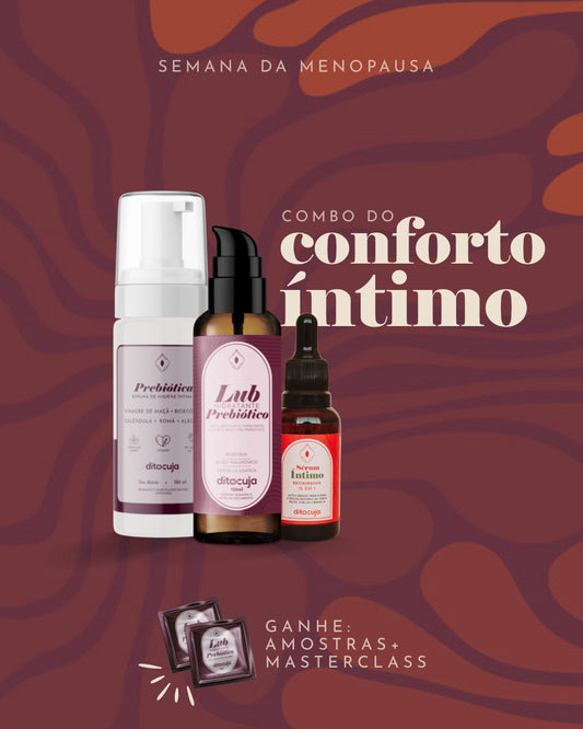 Combo do Conforto Íntimo (Lub + Sérum + Espuma)