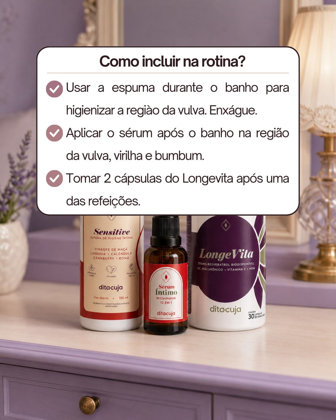 Kit Longevidade e Intimidade