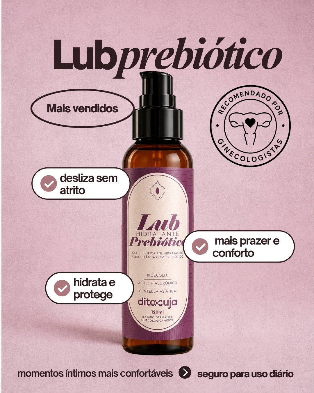2x Lubrificante Prebiótico