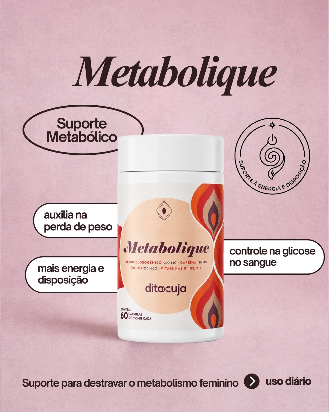 Metabolique Picolinato de Cromo