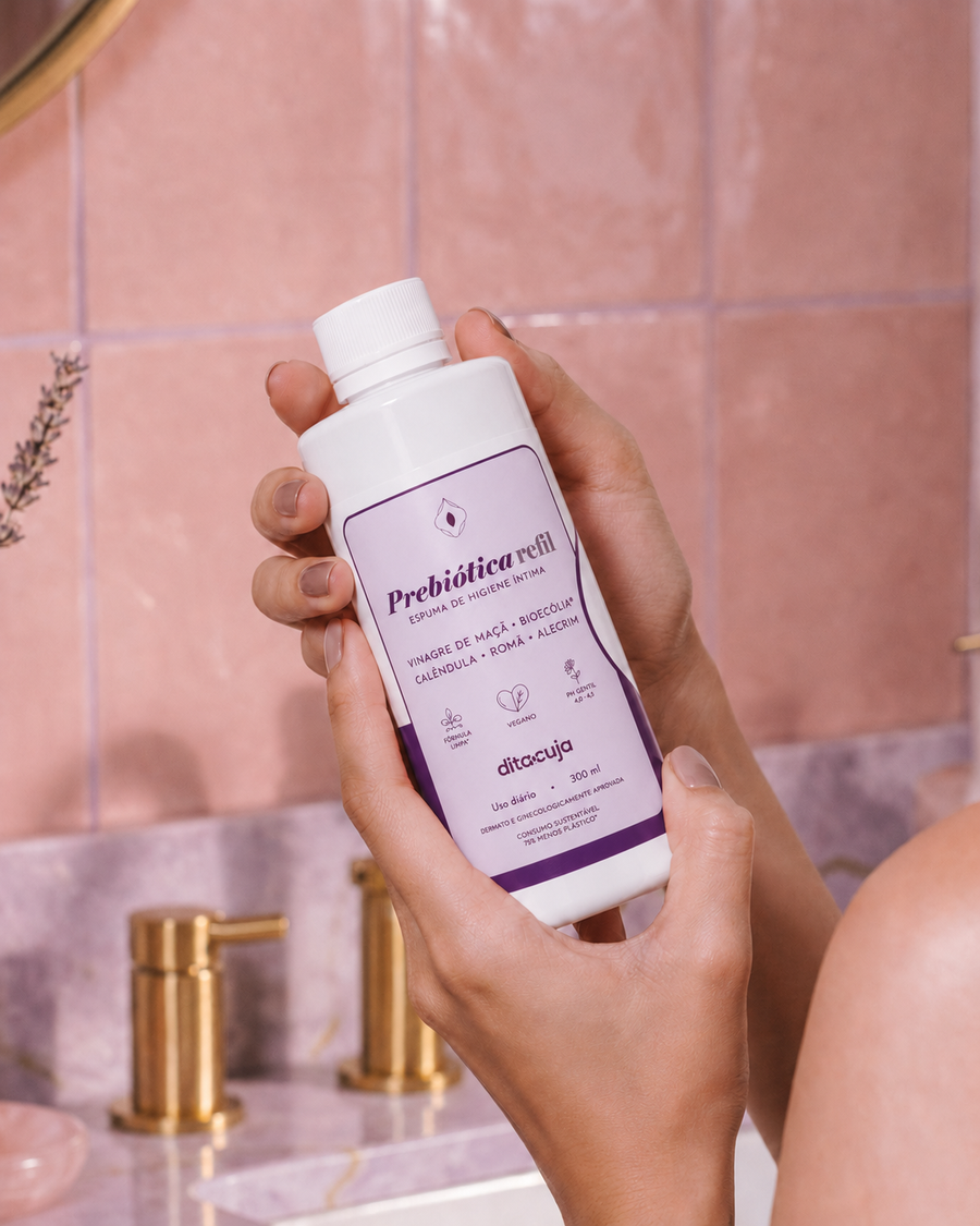 Refil Prebiótica: Reabastece 2x a embalagem original da espuma. Basta abrir e adicionar o refil, deixando 3cm de espaço livre.