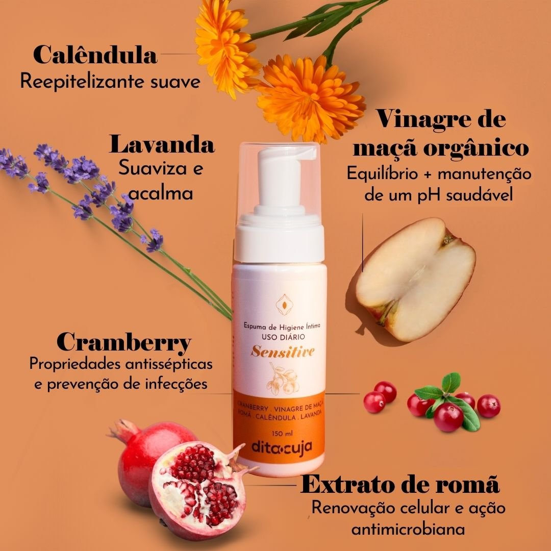 Dupla Perfeita Sensitive (1 Sérum Íntimo + 1 Espuma Sensitive) - Dita cuja